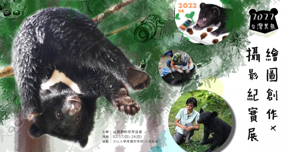 台灣黑熊繪畫創作x攝影紀實展